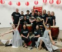 Nadine Hegarty and Carie Logue-Houston dance to Sarah Murphy's 'The Swan and the Crane' at the OBon Festival in Derry's The Playtrail. Performed by Ibuko Taiko, Diana McLaughlin with vocalists Sarah Richmond and Jenny Bourke