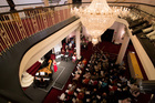 Irish Songmakers Brahms and Schumann recital in John Fields Recital Room of National Concert Hall, Dublin. Pianists Niall Kinsella, Rebecca Cohen, Singers Maria McGrann, Sarah Richmond, Andrew Gavin and Kevin Neville. Photography by Dan Butler Photography