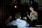 Ed Lyon and Sarah Richmond in The Headless Soldier with Belfast Ensemble conducted by Tom Deering, written and directed by Conor Mitchell. Neil Harrison Photography